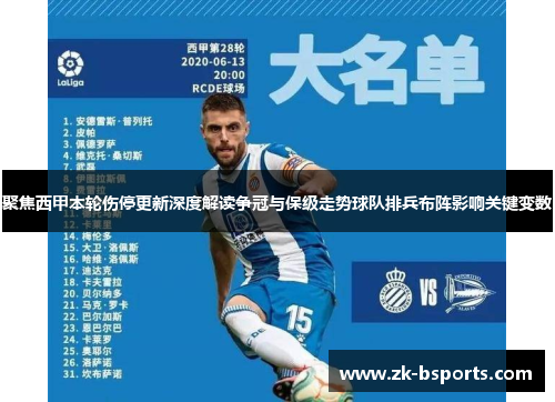 聚焦西甲本轮伤停更新深度解读争冠与保级走势球队排兵布阵影响关键变数